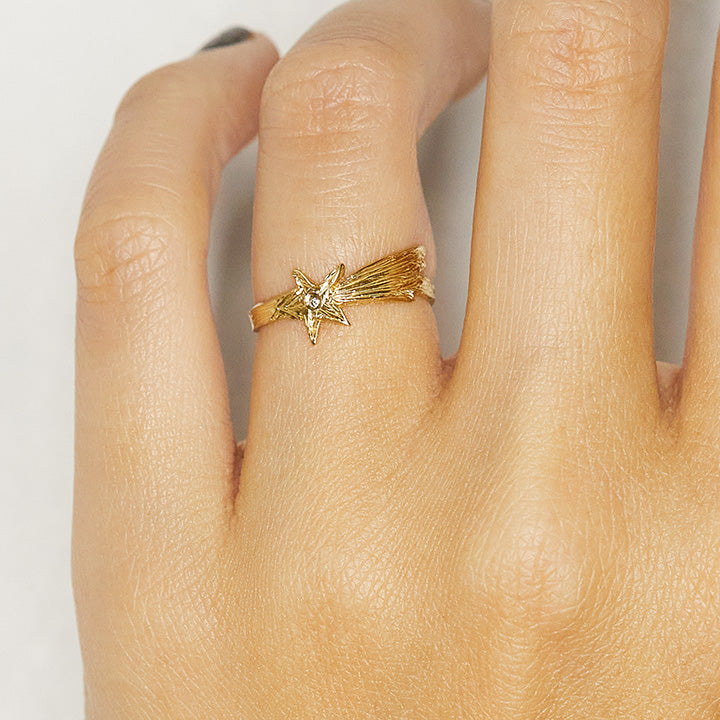 shooting star diamond ring IceCreamCandy