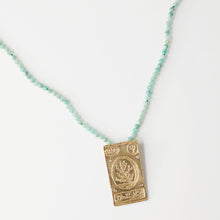 Load image into Gallery viewer, Emerald bead 14k necklace
