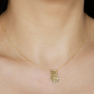 treasure chest diamond necklace