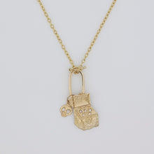 Load image into Gallery viewer, treasure chest diamond necklace

