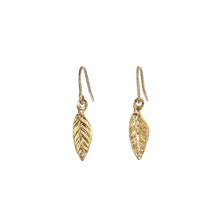 Load image into Gallery viewer, leaf diamond earrings
