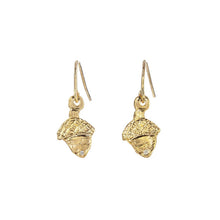 Load image into Gallery viewer, acorn diamond earrings
