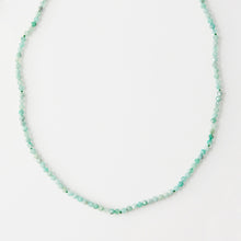 Load image into Gallery viewer, Emerald bead 14k necklace
