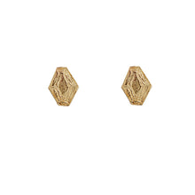 Load image into Gallery viewer, hexagon diamond shape studs
