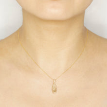 Load image into Gallery viewer, Small Mighty 14k yellow gold necklace
