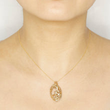 Load image into Gallery viewer, rope anchor diamond necklace
