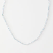 Load image into Gallery viewer, Aquamarine bead 14k necklace
