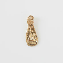 Load image into Gallery viewer, msg in a bottle (boat) diamond charm
