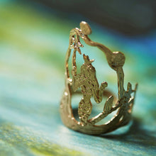 Load image into Gallery viewer, Magical Mermaid diamond ring
